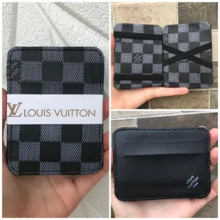 Várias marcas e modelos de Carteira Masculina Mágica unissex - versace branca\roxo