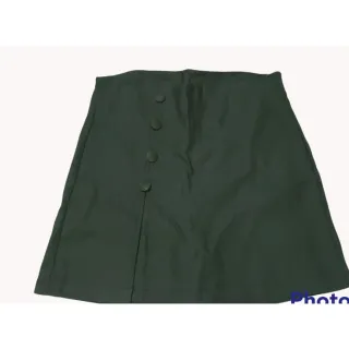 Saia Curta Cintura Alta Bengaline Fenda Lateral - Branco