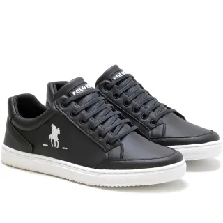 Envio rápido! Sapatênis Masculino Casual Branco, estoque no Brasil - Black