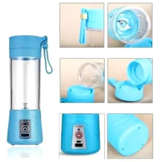 MEGA OFERTA: Liquidificador Portátil Shake Take Recarregável - Mini Juice Cup 6 Lâminas - ALEATÓRIO F