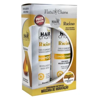 Shampoo e Condicionador HairCharm Kit 300ml - Raryel - Coco Reparador