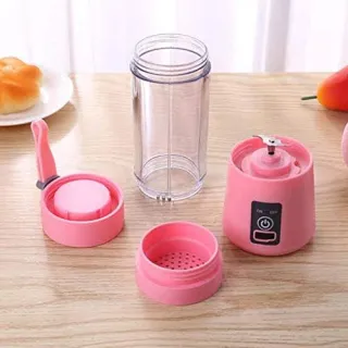 Liquidificador Portátil Shake com 6 Lâminas e Carregamento via USB - AZUL OU LILAS