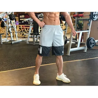 Short masculino fitness basquete academia - Confortável Plus Size - Preto e Branco