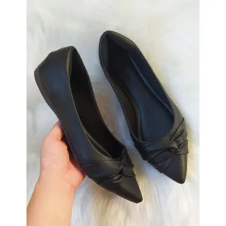 Sapatilha Feminino Nó Lateral Bico Fino Maitê Love Shoes