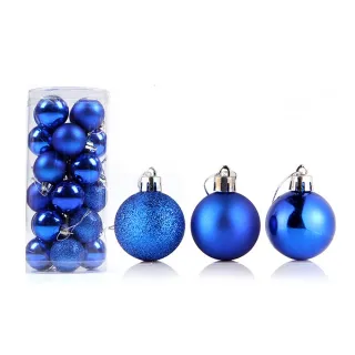 Conjunto de Ornamentos para Festa em Casa - 42pcs Bolas Grandes de Natal Multicor - E2#24PCS 6CM