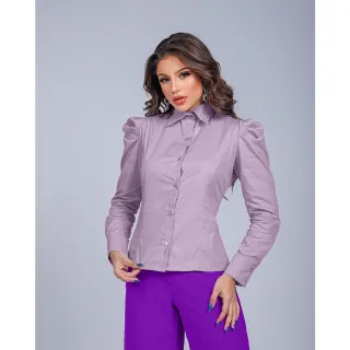 Princesa Bufante Camisa Social Feminina - Branco