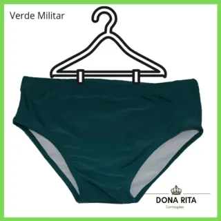 Homem Sunga Slim de praia ADULTO masculina - Amarelo GG -40