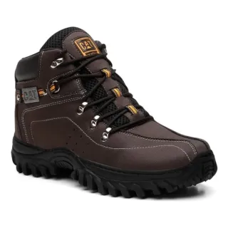 Promoção Bota Caterpillar Masculina Reforçada em Lona - Marrom
