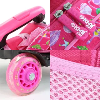 Bolsa Impermeável Escolar Infantil de Rodinhas Menino Menina Resistente - MA9719-8D_AZULMAR_CARPRET