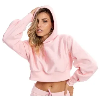 Promoção Blusa Cropped Moda Inverno 2022 - Blogueirinha Princesa - Branco