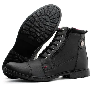 Coturno Masculino Casual Dhshoes - Cano Baixo e Zíper