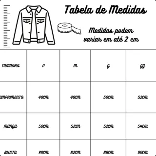 Tendência 2022: Jaqueta Jeans Elástico Barra Azul Escura - M