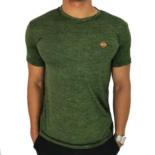 Moda Fitness Masculina: Kit com 4 Camisetas Dry Fit Manga Curta - Vermelho,Verde,Azul,Cinza