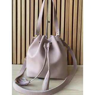 Acompanha 2 alças: Bolsa feminina saco - Marfim