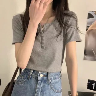 Tops moda verão camisetas femininas manga curta 2022 - Preto