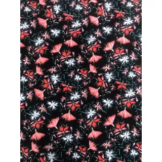 Malha Fria Verão Vestido Estampado Alça Soltinho Básico - estampa 4