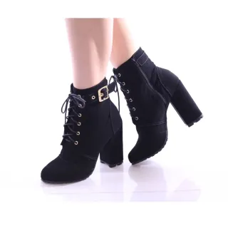 Exclusiva Bota Tratorada Coturno Salto Médio Cano - 37