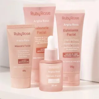 Ruby Rose Sérum Facial Argila Rosa - Único
