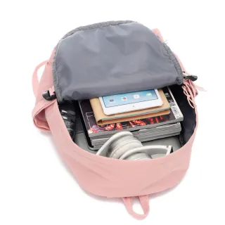 Versão Coreana/Japonesa Mochila Impermeável Antifurto Grande - Azul ❄️