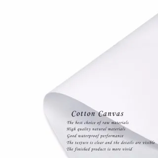 Decoração do quarto: Arte abstrata em lona azul Matisse - 04