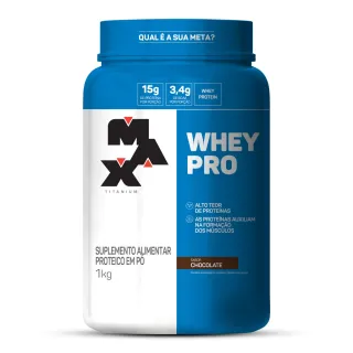 Max Titanium Whey Pro Protein Concentrado - 1kg - VITAMINA DE FRUTAS