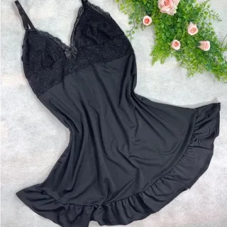 Pijama de Renda Linha Noite Sem Bojo - Rubro