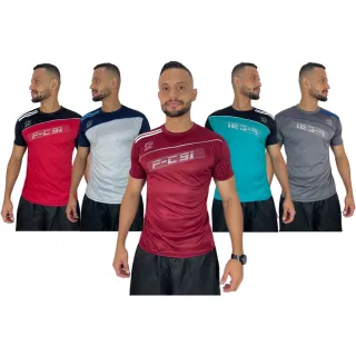 Camiseta Esportiva Masculina Manga Curta para Prática de Esportes - Ideal para Academia, Caminhada e Corridas - GG