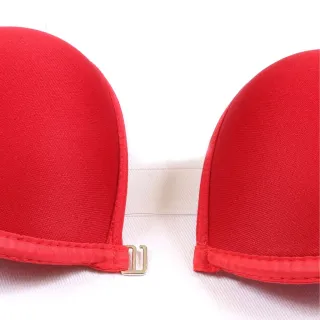 Soutien com bojo e aro, alça transparente removível - Liso Revenda - P (Veste Manequim 38)