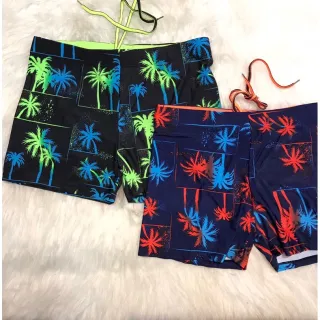 Moda praia masculina: Sunga estampada ajustável - Raryel