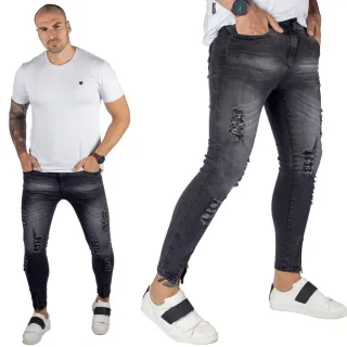 Linha Premium Calça Masculina Skinny Jeans bAllAd com Elastano