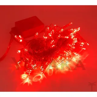 Fio de led pisca pisca natal 100 leds 9m 8 funções - branco colorido azul rosa vermelho verde roxo - Roxo