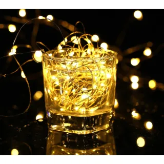 Iluminação Lindo Fio de Luz Cordão de 3M com 30 leds - Vermelha