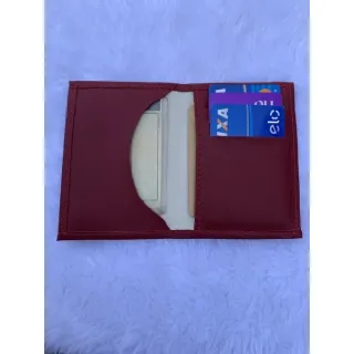 Porta Cartão Compacto Feminino em Couro Sintético - Verde PISTACHE