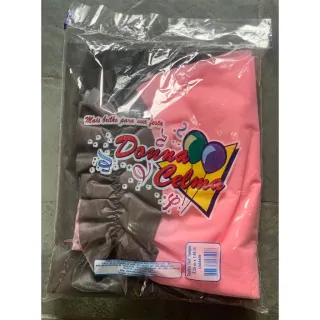 Toalha de TNT com babado para decoração de festa de aniversário - Verde Limao/Marrom