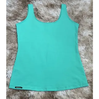 Blusa Feminina Regata Plus Size K2B Alça Larga GG - Azul Céu