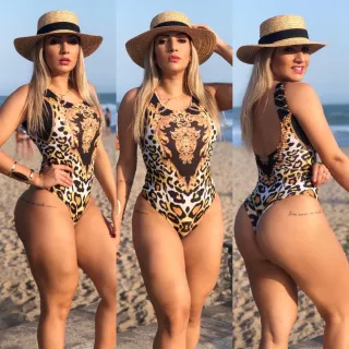 Maio Feminino Estampado Cavado Suplex Zig Zag Girassol - Preto Liso