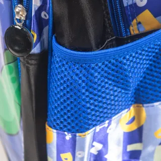 Bolsa Resistente Dinossauro Infantil Masculina: Mochila Escolar Impermeável para Meninos - Azul