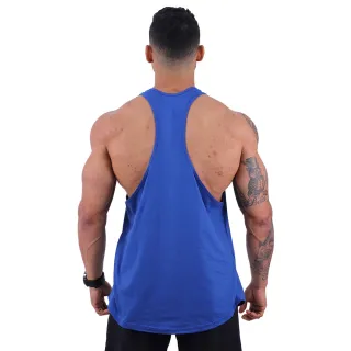 MXD Conceito Lifestyle Masculina Regata Super Cavada Longline - Azul Royal