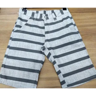 Envio rápido de kit com 4 bermudas masculinas listradas baratas - 40