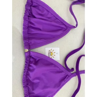 VÁRIAS CORES! Biquini tradicional Cortininha - Laranja