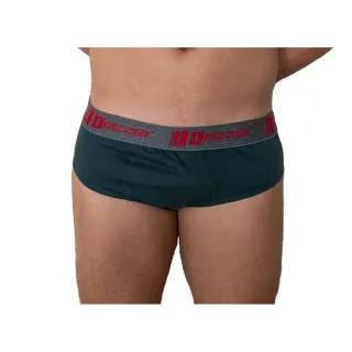 Atacado Masculina Cueca Slip Puro Algodão Tradicional - Kit 9 - M: 38-40