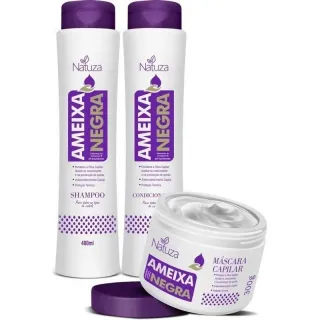 A Sua Escolha - Kit Capilar Shampoo + Condicionador + Mascara - Oleo Ricino