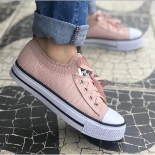 Meia All Star Feminino Tênis - All Star MEIA - Bordo