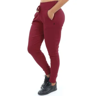 Confortável calça moletom feminino ribana cintura alta fitness - ÚNICO(Veste Manequins 36 e 42)