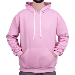 Promoção Moletom Canguru Unissex Liso Flanelado - Blusa de Frio Masculino e Feminino - Branco