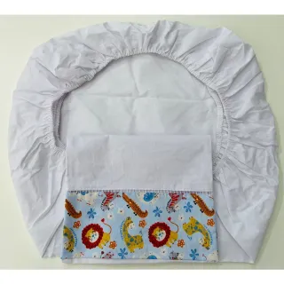 Lençol Montessoriano com fronha, jogo de 02 peças Ponto Palito - CHEVRON CINZA COM CINZA