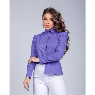 Princesa Bufante Camisa Social Feminina - Branco