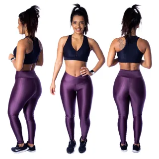 Legging Fitness Poliamida LLEVO 3D - Ideal para Academia ou Dia a Dia - VERDE JADE