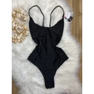 Moda Praia: Maiô Empina Bumbum Fio Dental Asa Delta - Tendência Blogueira - Rosa