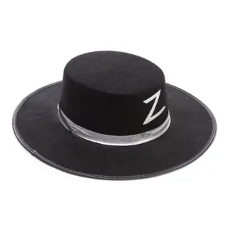 Chapéu + Máscara Zorro Fantasia Acessório Kit Adulto Infantil - Único